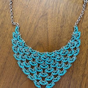 Turquoise statement necklace